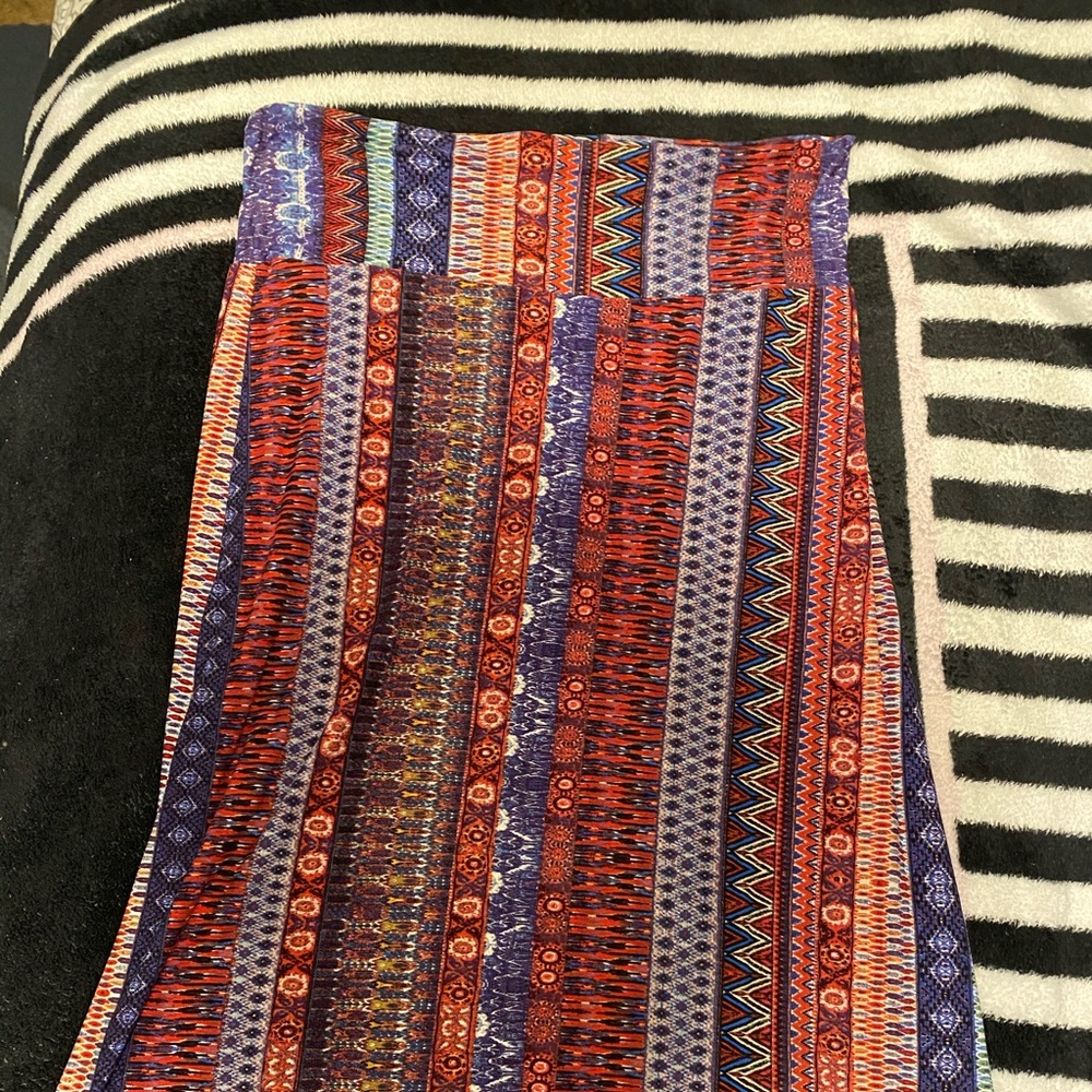 Multi colored maxi skirt